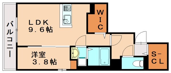 箱崎駅 徒歩3分 1階の物件間取画像